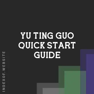 Yu-ting Guo Quick Start Guide | Indexof