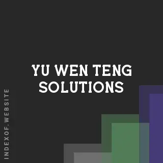 Yu-wen Teng Solutions | Indexof