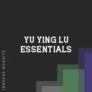 Yu-ying Lu Essentials | Indexof