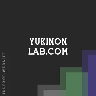 yukinon-lab.com by Kaj Rosendahl site -  Indexof
