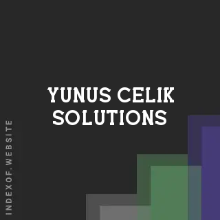 Yunus Celik Solutions | Indexof