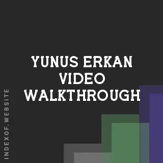 Yunus Erkan Video Walkthrough | Indexof