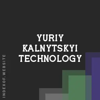 Yuriy Kalnytskyi Technology | Indexof