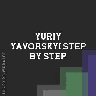 Yuriy Yavorskyi Step-by-Step | Indexof