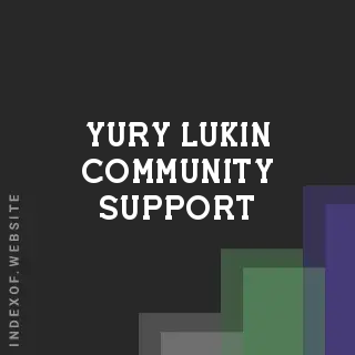Yury Lukin Community Support | Indexof