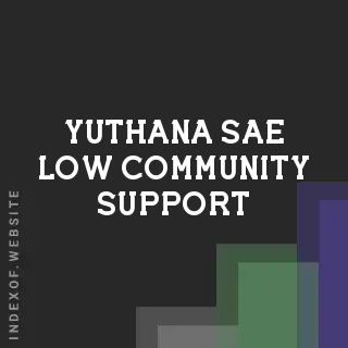 Yuthana Sae-low Community Support | Indexof