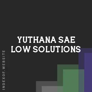 Yuthana Sae-low Solutions | Indexof
