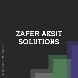Zafer Aksit Solutions | Indexof