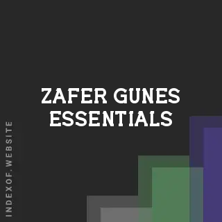 Zafer Gunes Essentials | Indexof