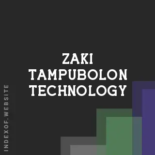 Zaki Tampubolon Technology | Indexof