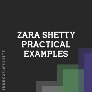 Zara Shetty Practical Examples | Indexof