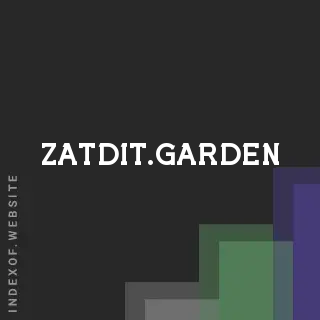 zatdit.garden by Ayaan Saha site -  Indexof