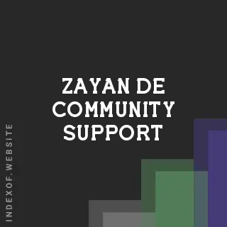 Zayan De Community Support | Indexof