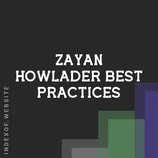 Zayan Howlader Best Practices | Indexof