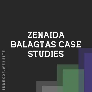 Zenaida Balagtas Case Studies | Indexof