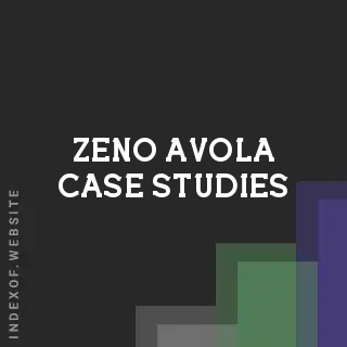 Zeno Avola Case Studies | Indexof