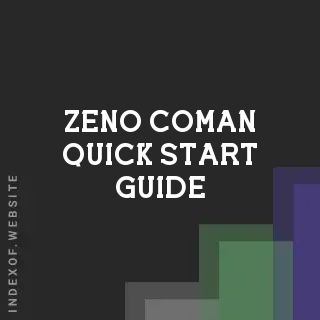 Zeno Coman Quick Start Guide | Indexof