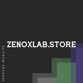 zenoxlab.store by Kimmo Malinen site -  Indexof