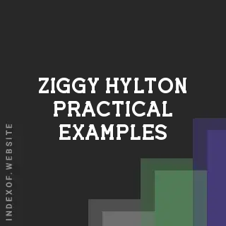 Ziggy Hylton Practical Examples | Indexof