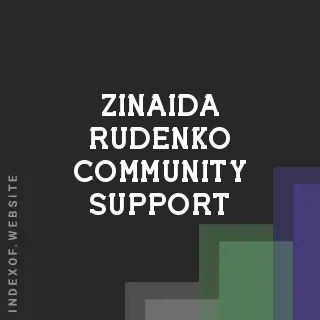 Zinaida Rudenko Community Support | Indexof