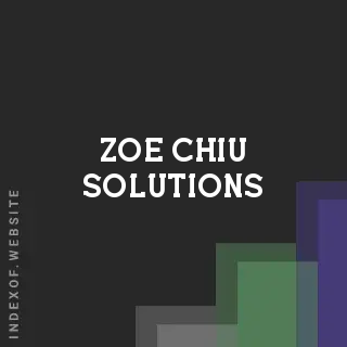 Zoe Chiu Solutions | Indexof