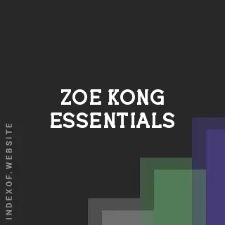 Zoe Kong Essentials | Indexof
