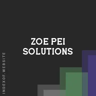 Zoe Pei Solutions | Indexof