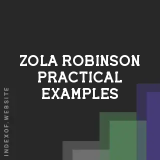 Zola Robinson Practical Examples | Indexof