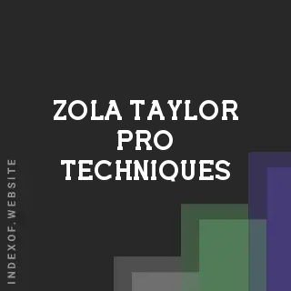 Zola Taylor Pro Techniques | Indexof