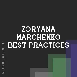 Zoryana Marchenko Best Practices | Indexof