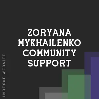 Zoryana Mykhailenko Community Support | Indexof
