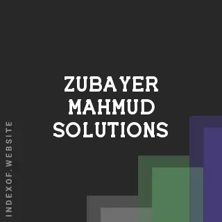 Zubayer Mahmud Solutions | Indexof