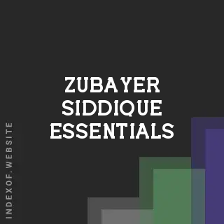 Zubayer Siddique Essentials | Indexof