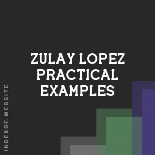 Zulay Lopez Practical Examples | Indexof