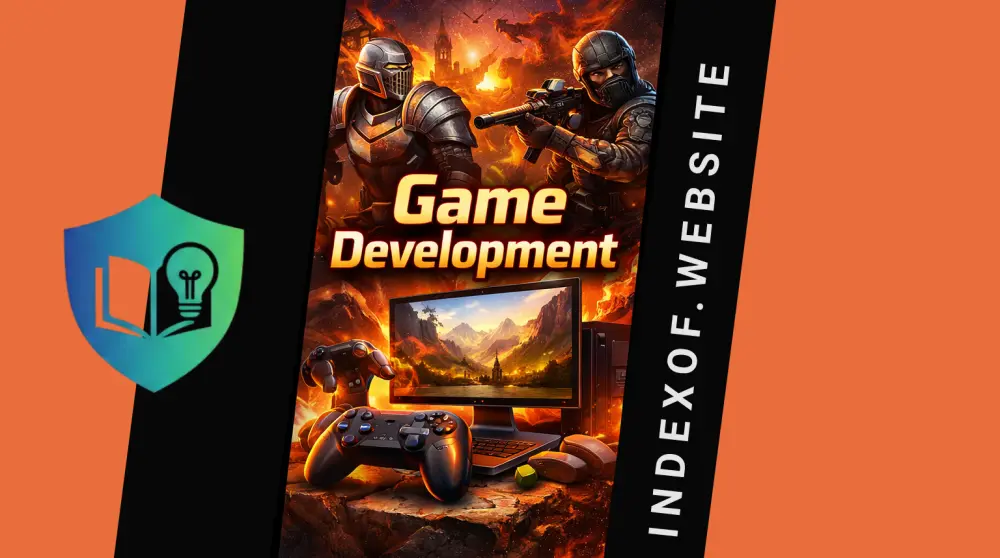 Game Development Guide: Coding, Engines and Design Banner - Indexof