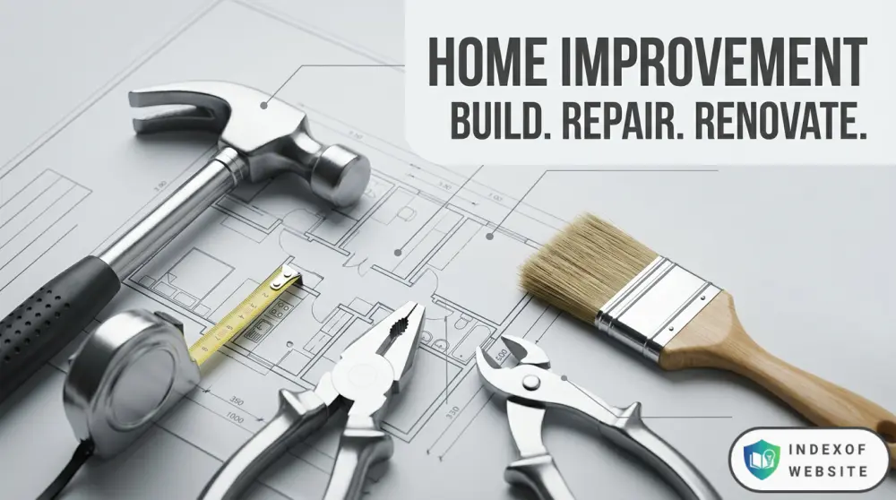 DIY Home Improvement: Step-by-Step Repairs and Upgrades Banner - Indexof
